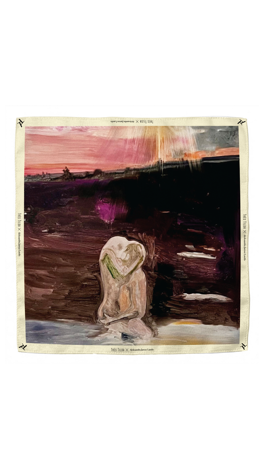 "The Unbearable Lightness of Being" Foulard